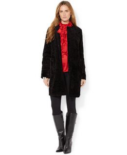 Lauren Ralph Lauren Faux Shearling Coat   Coats   Women