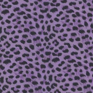 Brewster 56 sq. ft. Kitty Purry Purple Leopard Print Wallpaper 443 90544