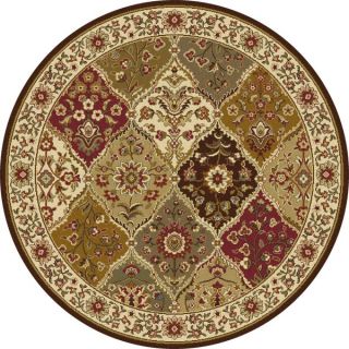 Safavieh Lyndhurst Collection Traditional Ivory/ Ivory Rug (5 3 Round