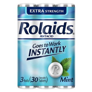 Rolaids® Regular Strength Antacid Chewable Mint Tablets   36 Count