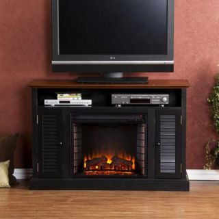 Wiltshire Media Console and Electric Fireplace, for TV&apos;s up to 46&quot;, Black