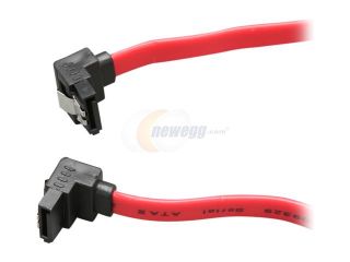 Rosewill RCAB 11049 36" SATA III Red Flat Cable w/ Locking Latch, Supports 6 Gbps, 3 Gbps, and 1.5 Gbps Transfer Rate