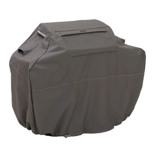Classic Accessories Ravenna Dark Taupe Polyester 26 in Gas Grill Cover