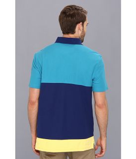nautica performance tech pique color block polo shirt