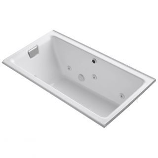 Tea For Two Alcove Whirlpool with Left Hand Drain and Heater without