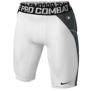 Nike Pro Combat Baseball Heist Slider 1.5   Mens   Baseball   Clothing   White/Anthracite/Black