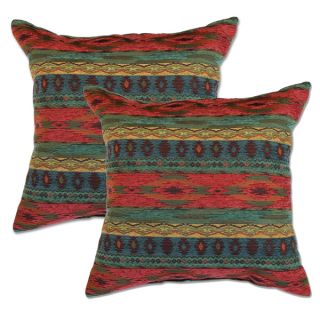 Phoenix SunSet 22 inch Decorative Throw Pillows (Set of 2)