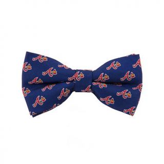 MLB Team Logo and Color 100% Polyester Bow Tie   Atlanta Braves   7787674