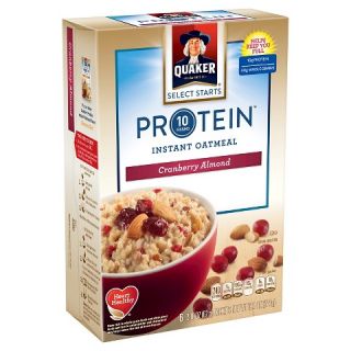 Quaker Instant Oatmeal Protein Cranberry Almond 6 ct