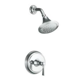 KOHLER Archer 1 Handle Single Spray Shower Faucet Trim Only in Polished Chrome K T11078 4 CP