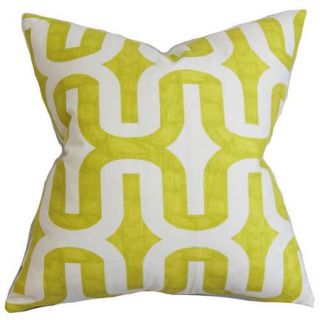 The Pillow Collection Jaslene Geometric Cotton Throw Pillow