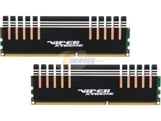 Patriot Viper Xtreme 8GB (2 x 4GB) 240 Pin DDR3 SDRAM DDR3 1600 (PC3 12800) Extreme Performance Memory Model PXD38G1600C10K