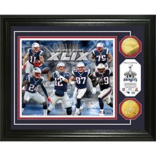 New England Patriots 2014 AFC Champs Gold Coin Photo Mint  