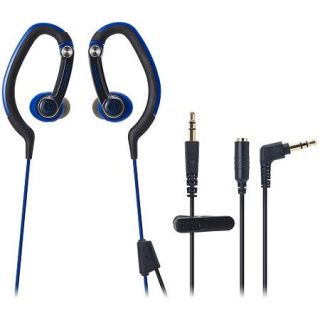 Audio Technica SonicSport In Ear Headphones, Blue, ATH CKP200BL