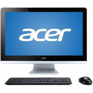Acer Aspire AZC 700G UW61 All in One Desktop PC with Intel Celeron N3150 Processor, 4GB Memory, 19.5" Display, 500GB Hard Drive and Windows 10