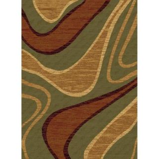 United Weavers Tasan Green 7 ft. 10 in. x 10 ft. 6 in. Area Rug 540 01545 912