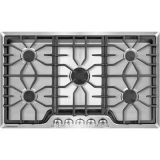 Frigidaire Gallery 36 in. Gas Cooktop in Stainless Steel with 5 Burners FGGC3645QS