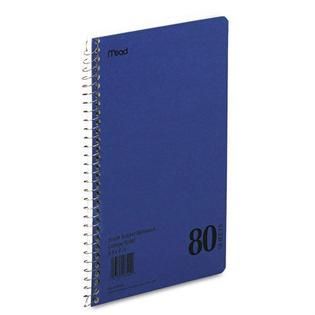 Mead DuraPress Cover Notebook College Rule 6 x 9 1/2 White 80 Sheets