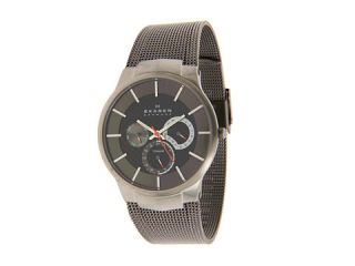 Skagen 809xlttm Carbon Fiber Dial Titanium Watch Grey Grey Carbon Fiber