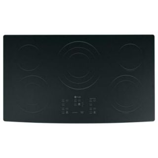 GE Profile CleanDesign 36 in. Smooth Surface Radiant Electric Cooktop in Stainless Steel with 5 Elements PP975SMSS