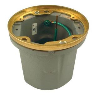 Raco Cast Iron Floor Box, Round Non Adjustable for Poured Concrete, Tile, or Wood Floors (Does Not Include Lid) 6223