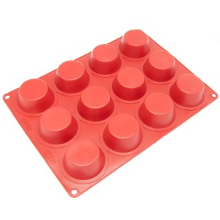 12 Cavity Silicone Mold Pan by Freshware