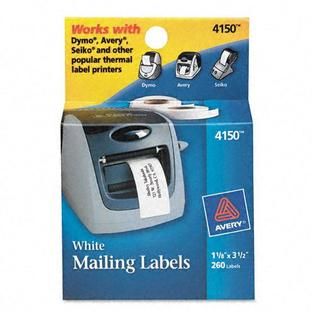 Avery Self Adhesive Labels for Label Printers   Office Supplies