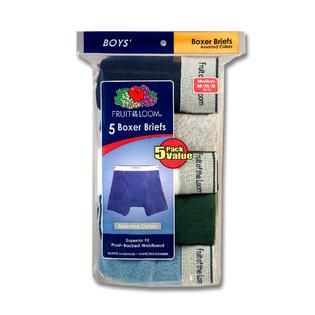 Fruit of the Loom   Boys 5 Pack Assorted Boxer Brief