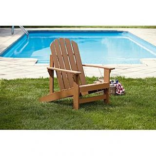 Garden Oasis Adirondack Faux Wood Chair Natural