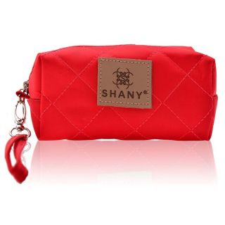 SHANY Limited Edition Cherry Red Mini Tote Bag and Travel Makeup Bag