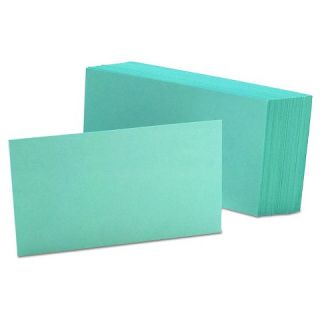 Oxford 100 Count Blank Index Cards   Light Blue (3 x 5)