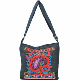 Vibrant Paisely Messenger Purse (Indonesia)  ™ Shopping