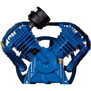 Quincy QT-54 Compressor Pump — For 3 & 5 HP Quincy QT Compressors, Two-Stage, Splash-Lubricated, Model# 115108  Air Compressor Pumps