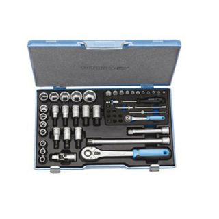 Gedore 50 Piece Metric Drive Socket Set with Case