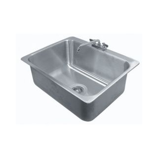 Advance Tabco 304 Series Seamless Bowl 31 x 25 1 Compartment Drop in