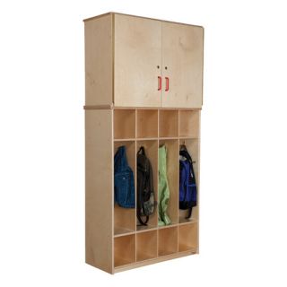 Wood Designs Coat Locker Vertical Storage Cabinet