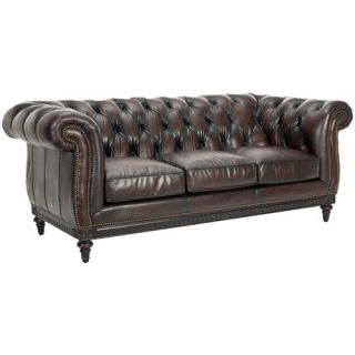 Safavieh Westminster Chesterfield Leather Sofa