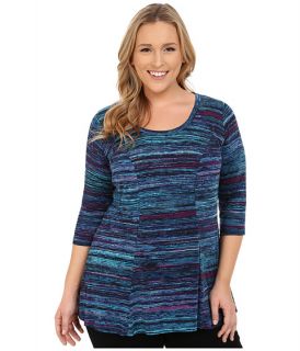 Karen Kane Plus Plus Size 3 4 Sleeve A Line Tunic Print, 3