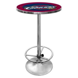 Trademark Cleveland Cavaliers NBA 42 in. H Pub Table in Chrome NBA2000 CC