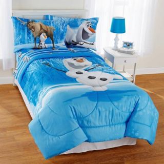 Disney Frozen Olaf "Made from Snow" Reversible Full Size Comforter