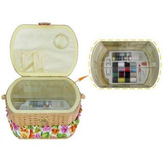 Lil' Sew & Sew Sewing Basket with 42 Piece Sewing Kit