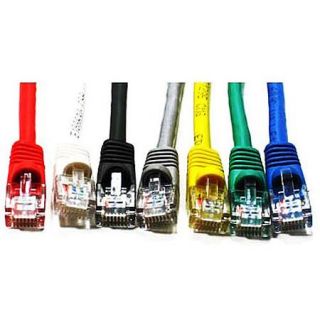 Link Depot 10' Ethernet Enhanced CAT6 Networking Cable, Assorted Colors
