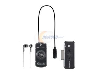 Panasonic In Ear Bluetooth Headphone with Remote Control for iPod & Cellphone Model RP BT10 K