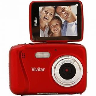 Vivitar 16.1 Megapixel ViviCam ItwistS124 Digital Camera   Red   TVs