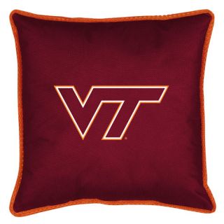 Sports Coverage NCAA Virginia Tech Sidelines Throw Pillow