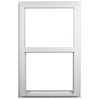 Ply Gem Windows 2600 SH Vinyl Double Pane Single Strength New Construction Single Hung Window (Rough Opening 32 in x 38 in; Actual 31.5 in x 37.5 in)