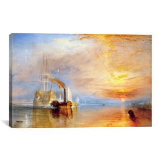 Fighting Temeraire by Joseph William Turner Painting Print on Canvas