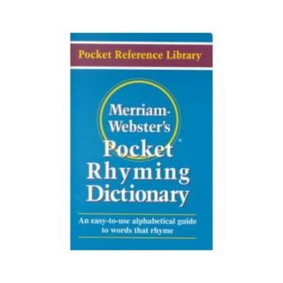 Merriam Webster's Pocket Rhyming Dictionary