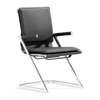 ZUO Lider Plus Black Conference Chair (Set of 2) 215210