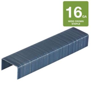 Hitachi 15/16 in. x 1 1/4 in. 16 Gauge Electro galvanized Wide Crown Paslode Staples (10,000 Pack) 11403